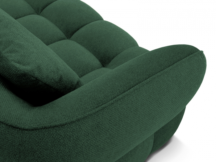 Canapea Reese cu 2 locuri si tapiterie din tesatura structurala, verde [6]