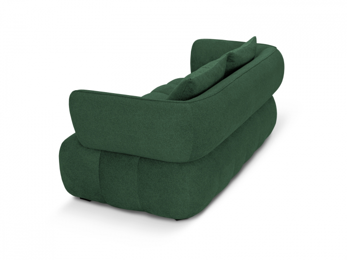 Canapea Reese cu 2 locuri si tapiterie din tesatura structurala, verde [4]