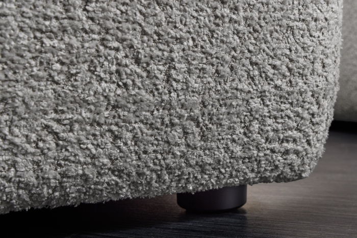 Canapea ROYAL 120 cm cu miez de arcuri, gri bouclé [9]