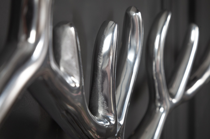 Coarne de cerb VEADO 90 cm aluminiu argintiu [5]