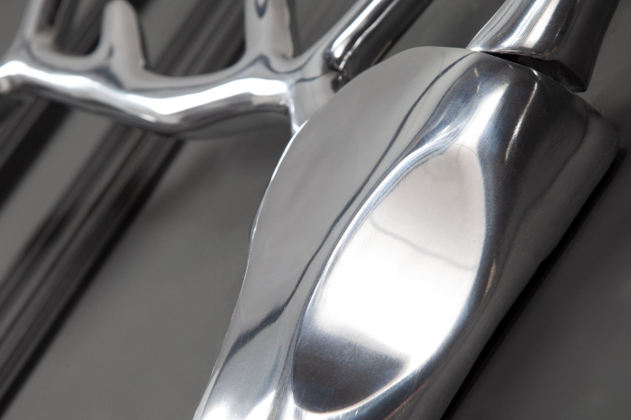 Coarne de cerb VEADO 90 cm aluminiu argintiu [7]