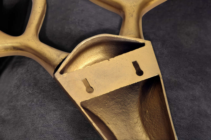 Coarne de cerb VEADO 90 cm aluminiu auriu [6]