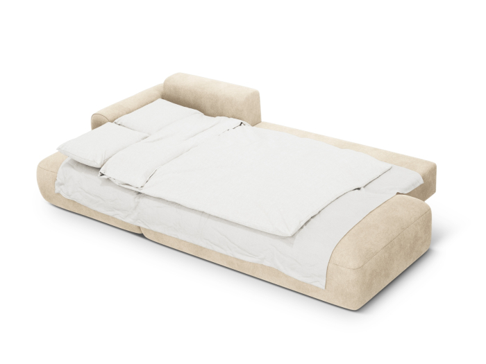 Colțar extensibil Calma cu tapițerie din catifea [3]