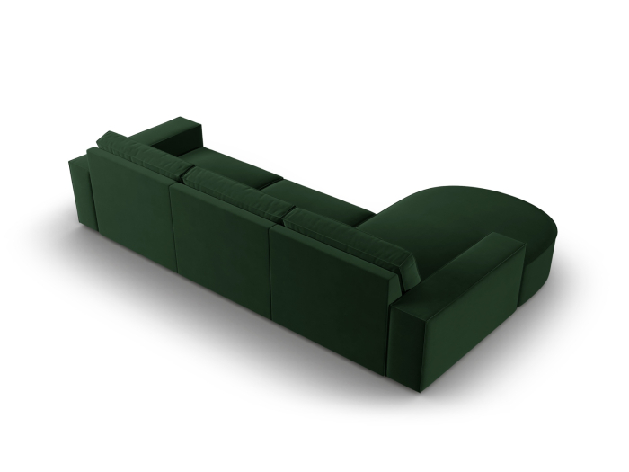 Colțar Carlo cu tapițerie din catifea [3]