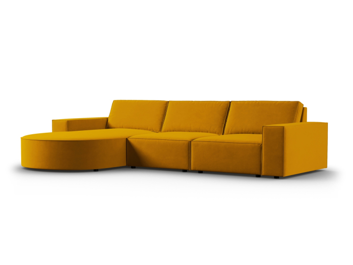 Colțar Carlo cu tapițerie din catifea [2]