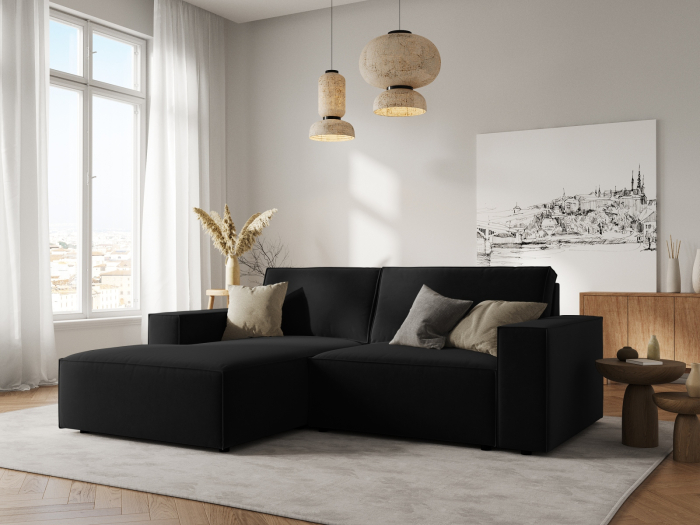 Colțar Carlo cu tapițerie din catifea [5]