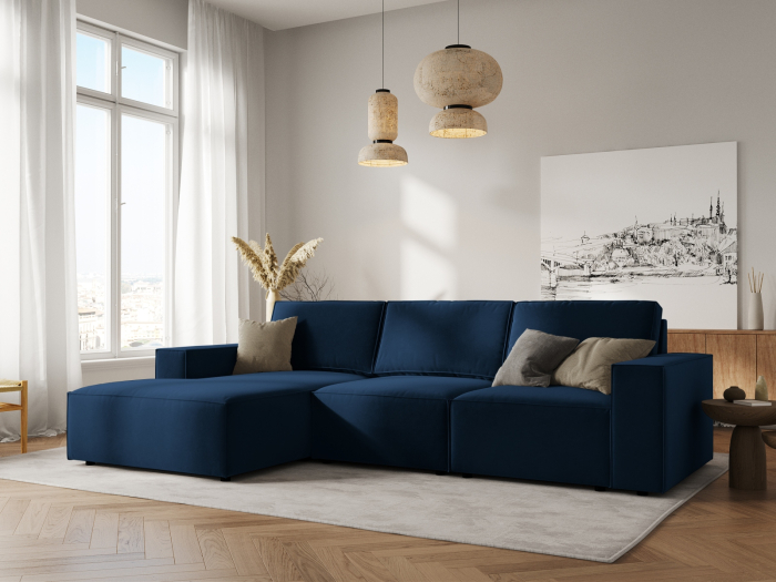 Colțar Carlo cu tapițerie din catifea [5]