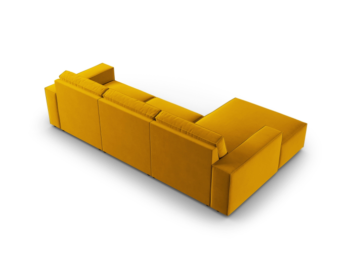 Colțar Carlo cu tapițerie din catifea [3]