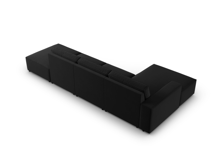 Colțar Carlo cu tapițerie din catifea [3]