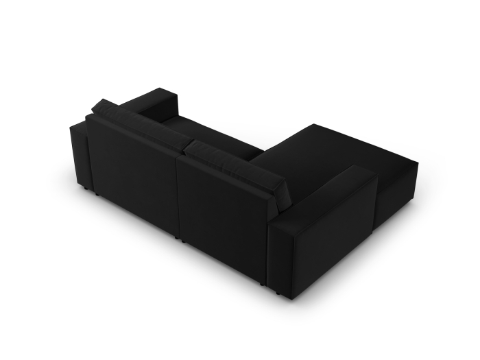 Colțar Carlo cu tapițerie din catifea [3]