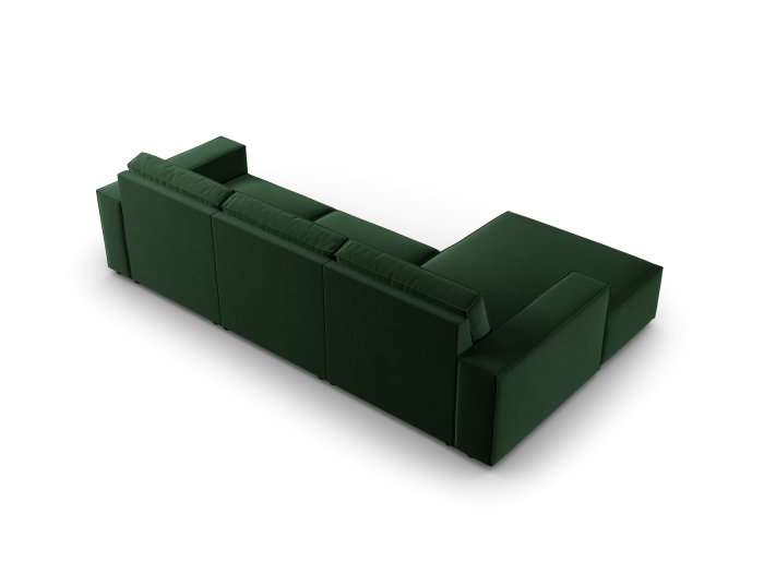 Colțar Carlo cu tapițerie din catifea [3]