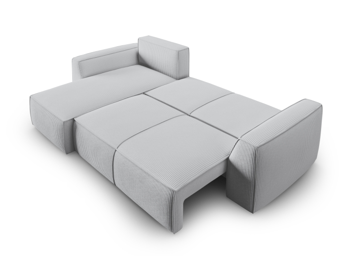 Colțar extennsibil Sophia cu tapițerie din catifea reiată [4]