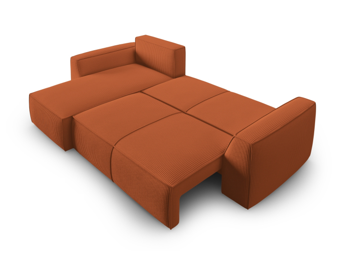 Colțar extennsibil Sophia cu tapițerie din catifea reiată [4]