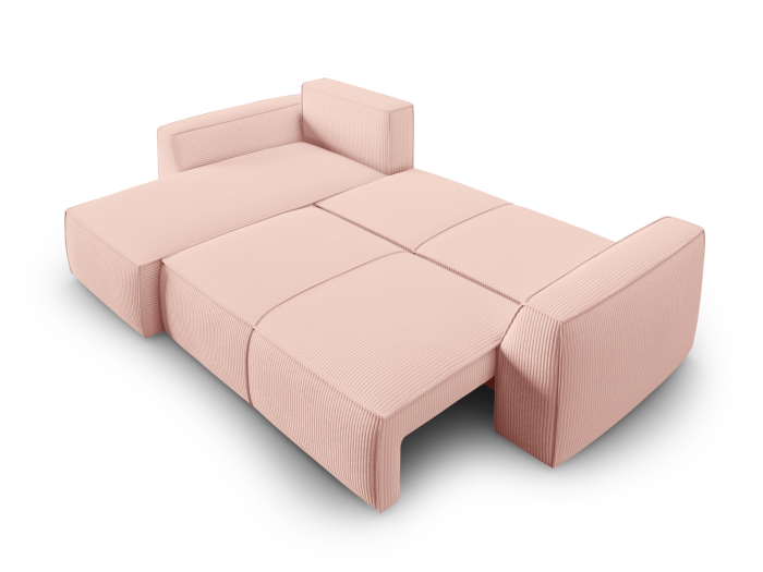 Colțar extennsibil Sophia cu tapițerie din catifea reiată [4]