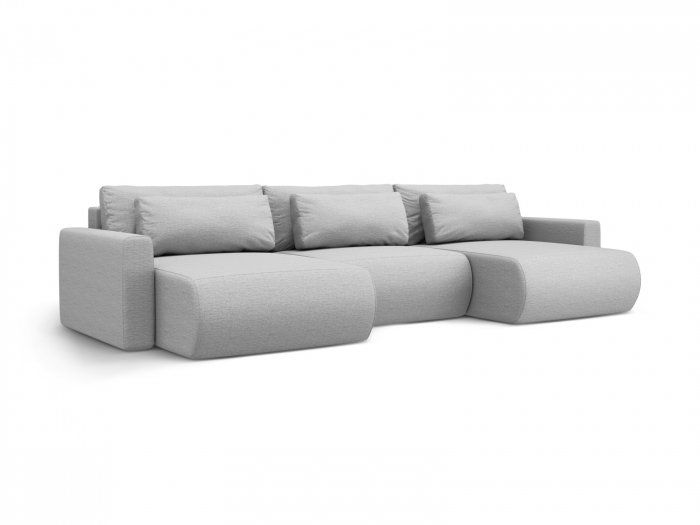 Coltar extensibil Belfast in forma de U si tapiterie din tesatura structurala [2]