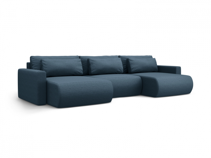 Coltar extensibil Belfast in forma de U si tapiterie din tesatura structurala [2]