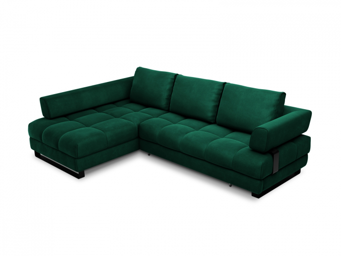Coltar extensibil Clinton cu tapiterie din catifea [1]