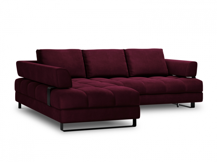 Coltar extensibil Clinton cu tapiterie din catifea [2]