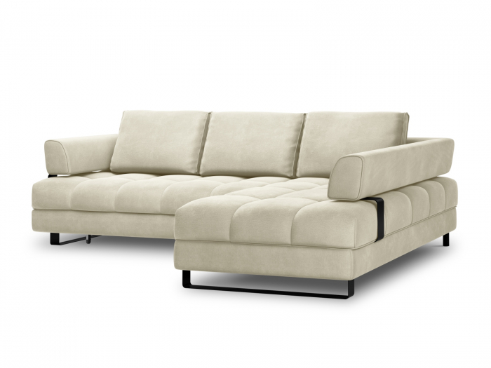 Coltar extensibil Clinton cu tapiterie din catifea [2]