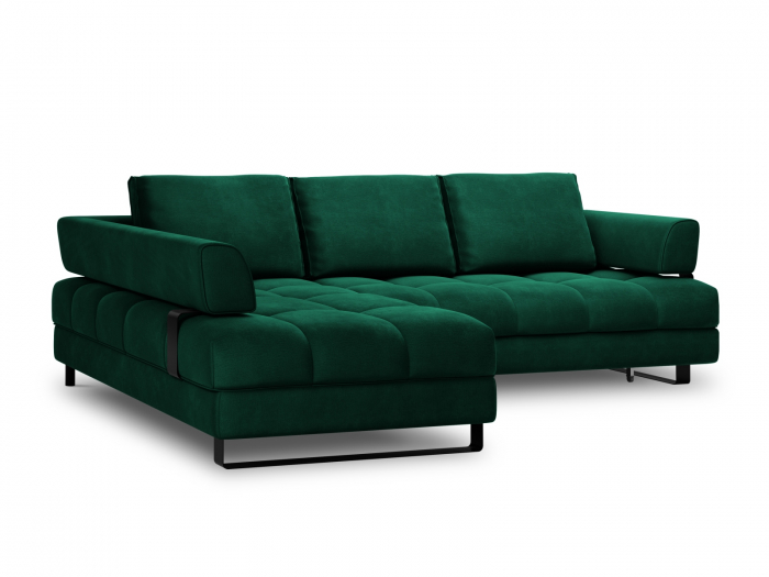Coltar extensibil Clinton cu tapiterie din catifea [2]