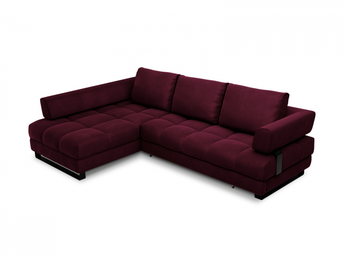 Coltar extensibil Clinton cu tapiterie din catifea [1]