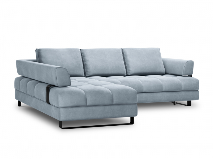 Coltar extensibil Clinton cu tapiterie din catifea [2]
