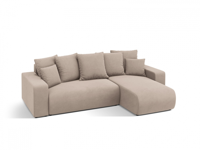 Coltar extensibil Jini cu 4 locuri, colt reversibil si tapiterie din catifea [3]