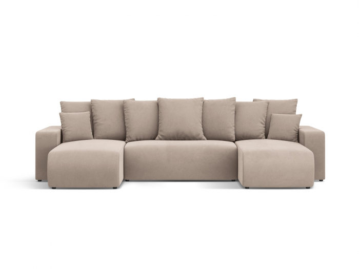 Coltar extensibil Jini in forma de U cu 5 locuri, colt reversibil si tapiterie din catifea [1]