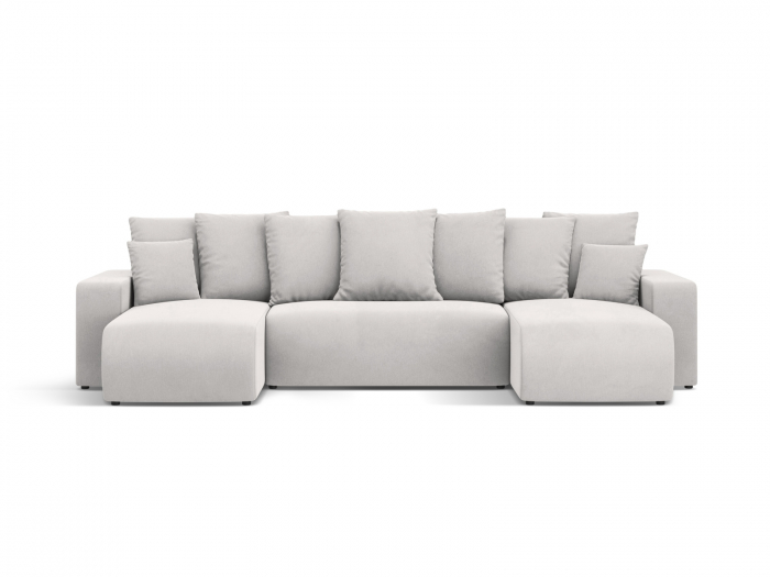 Coltar extensibil Jini in forma de U cu 5 locuri, colt reversibil si tapiterie din catifea [1]