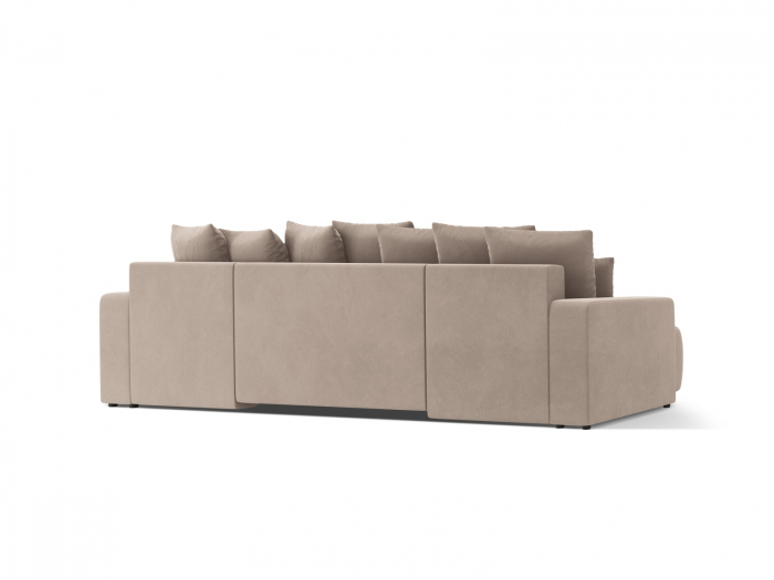 Coltar extensibil Jini in forma de U cu 5 locuri, colt reversibil si tapiterie din catifea [4]