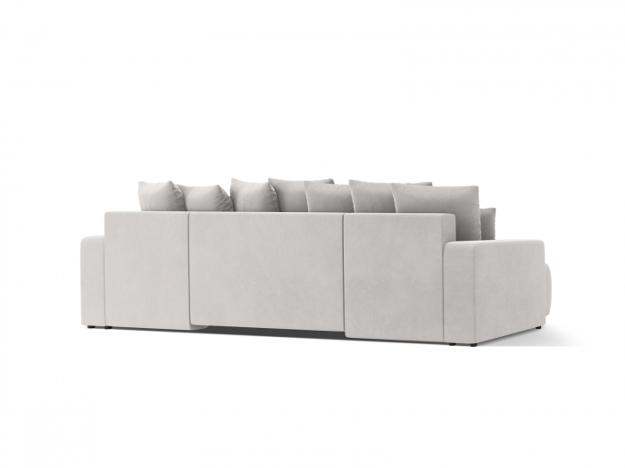 Coltar extensibil Jini in forma de U cu 5 locuri, colt reversibil si tapiterie din catifea [4]