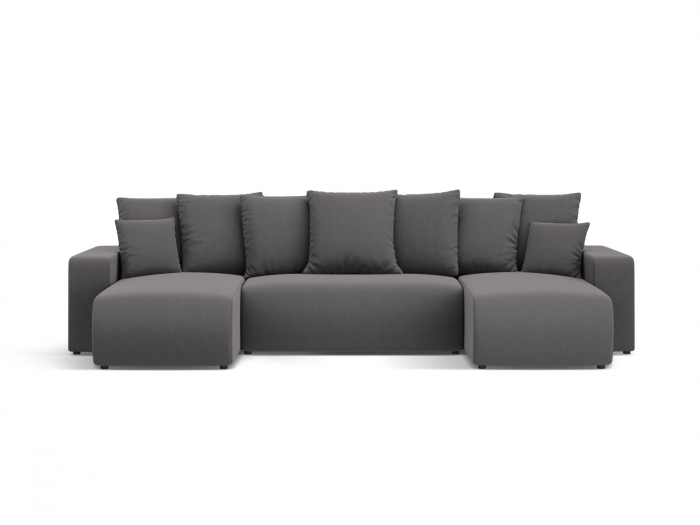 Coltar extensibil Jini in forma de U cu 5 locuri, colt reversibil si tapiterie din tesatura structurala [1]