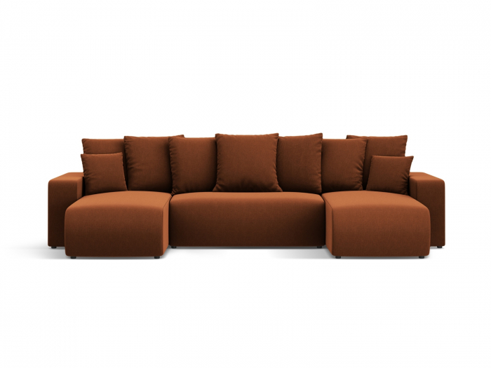 Coltar extensibil Jini in forma de U cu 5 locuri, colt reversibil si tapiterie din tesatura structurala [1]