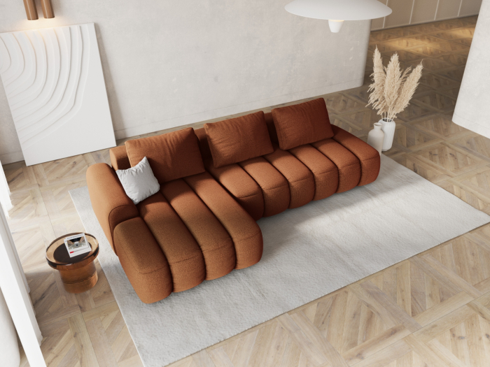 Colțar extensibil Kimi cu tapițerie din țesătură structurală [6]