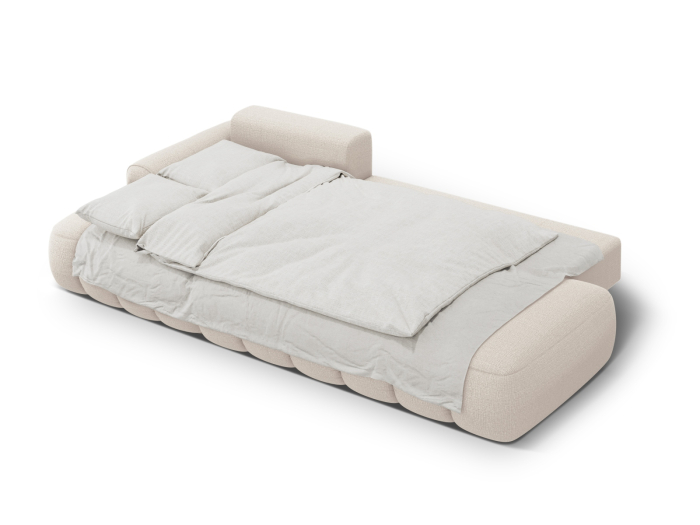 Colțar extensibil Kimi cu tapițerie din țesătură structurală [4]