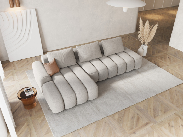 Colțar extensibil Kimi cu tapițerie din țesătură structurală [6]