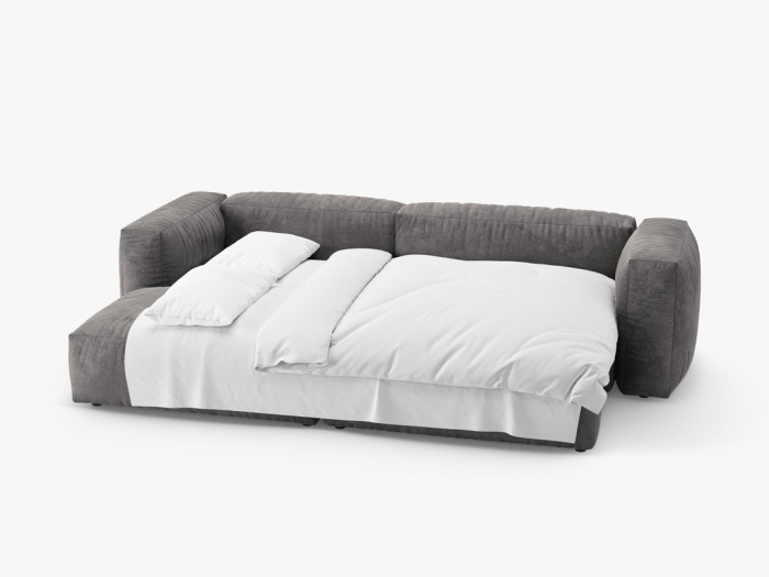 Coltar extensibil Martina cu tapiterie din catifea [4]