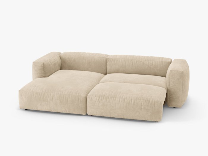 Coltar extensibil Martina cu tapiterie din catifea [3]