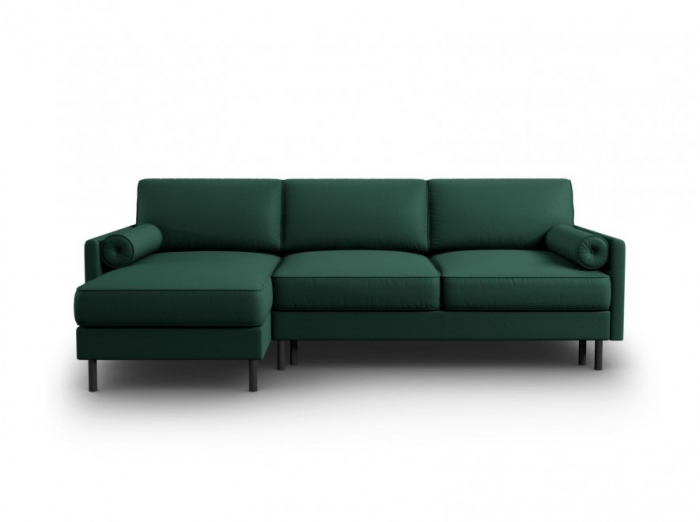 Coltar extensibil Scott cu colt pe partea stanga si tapiterie din tesatura structurala, verde [1]