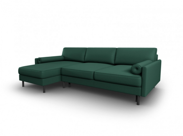 Coltar extensibil Scott cu colt pe partea stanga si tapiterie din tesatura structurala, verde [2]