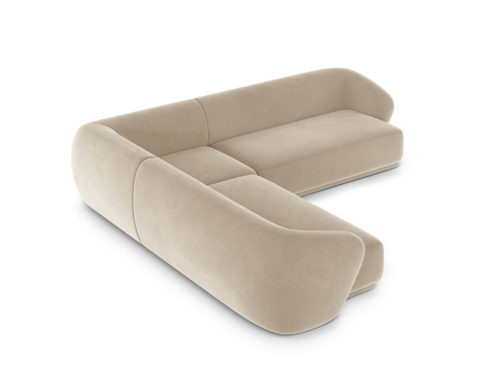 Colțar Gomera cu tapițerie din catifea [4]