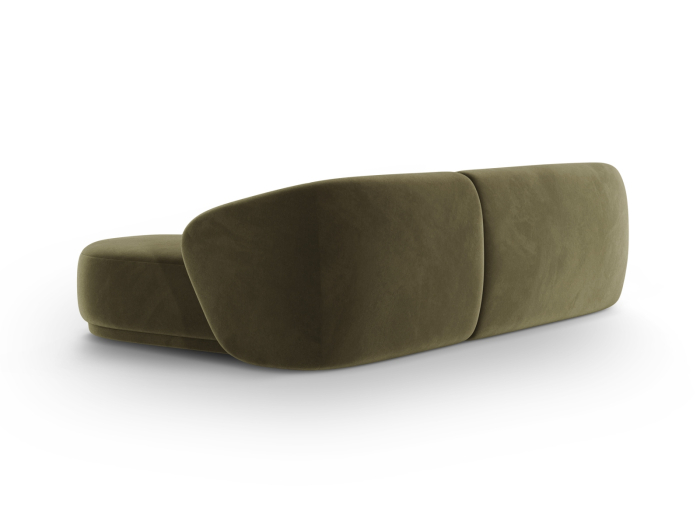 Colțar Gomera cu tapițerie din catifea [4]