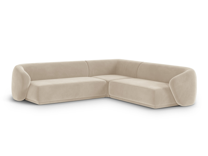 Colțar Gomera cu tapițerie din catifea [2]