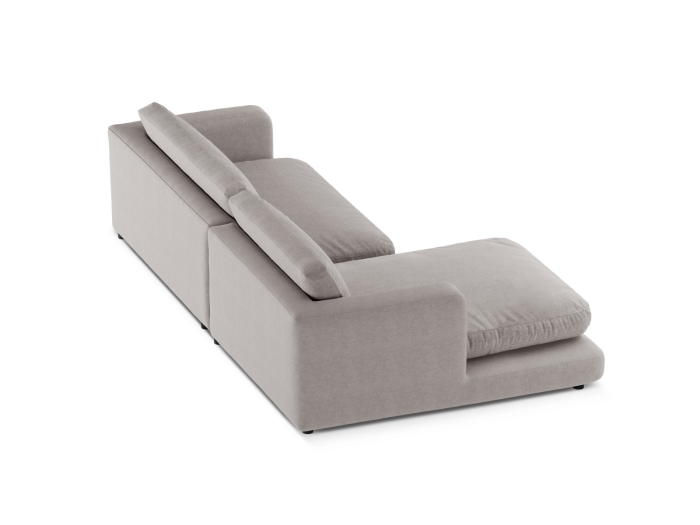 Colțar Ibiza cu tapițerie din țesătură structurală [3]