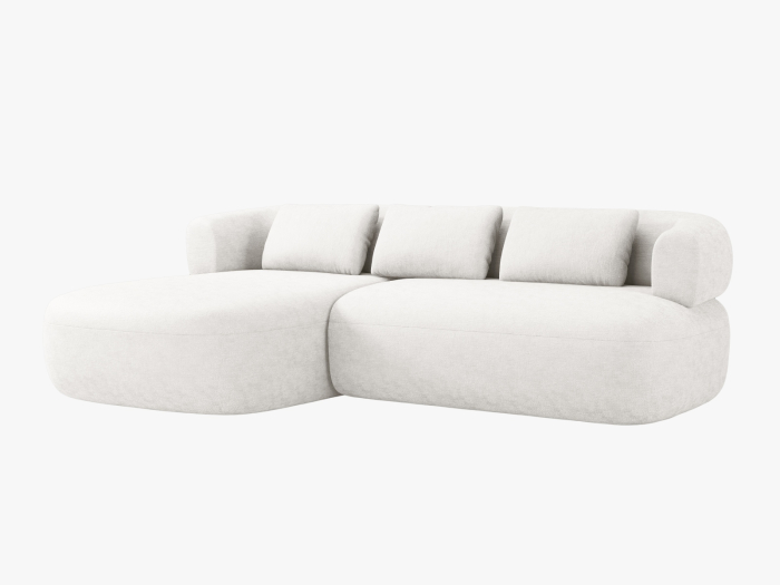 Colțar Jenny cu tapițerie din țesătură structurală [2]