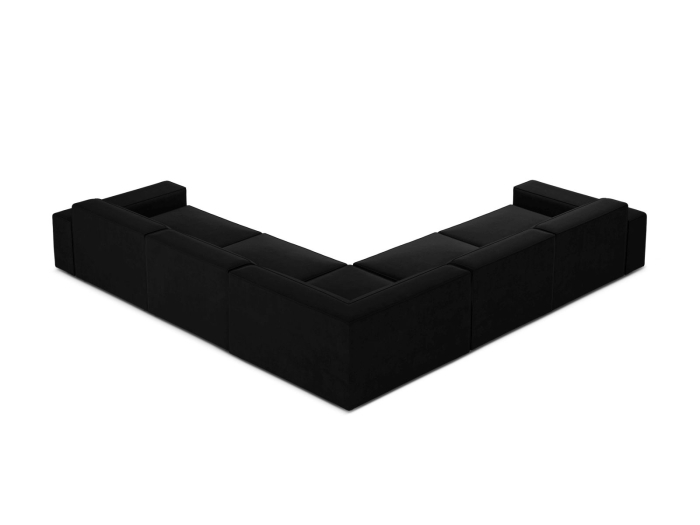 Colțar Jodie cu tapițerie din catifea [2]