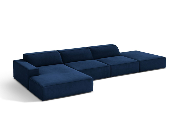 Colțar Jodie cu tapițerie din catifea [3]