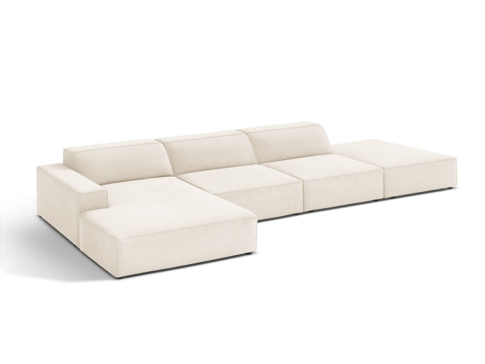 Colțar Jodie cu tapițerie din catifea [3]