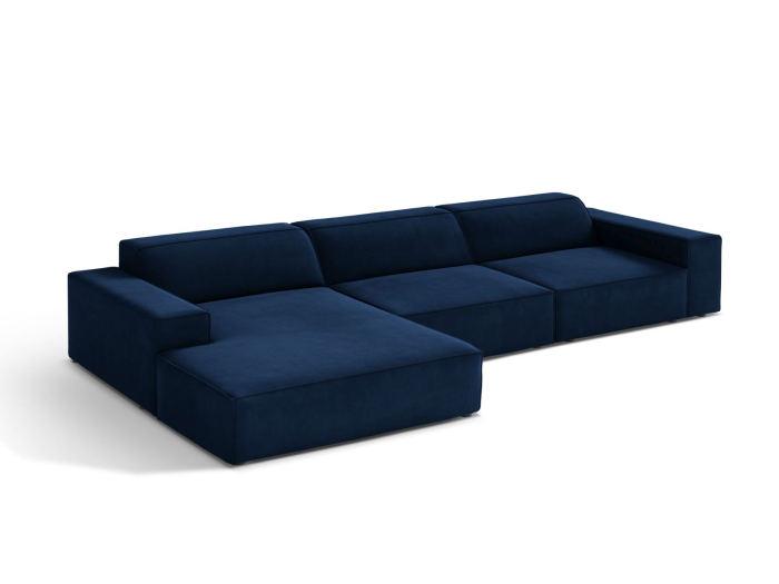 Colțar Jodie cu tapițerie din catifea [2]