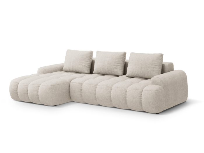 Colțar extensibil Linz cu tapițerie din țesătură structurală [2]